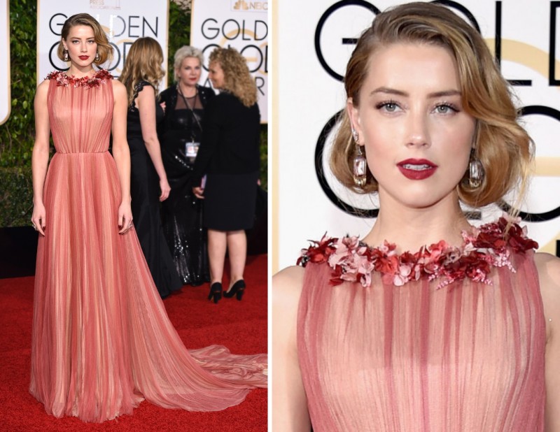 Amber Heard-Golden Globe-Best-Dress-side