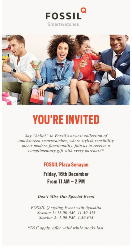 FOSSIL Q STYLING EVENT