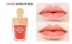 apricot red lip tint ice cream