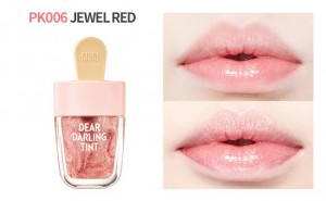 jewel red lip tint ice cream