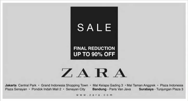 Zara Final Reduction Up To 90 Off Female Daily