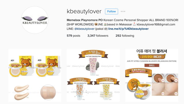 Korean Online Shop Rekomendasi di Instagram