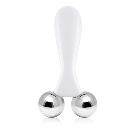 twin ball facial massager square