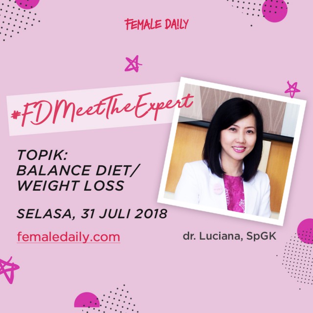 FD Meet The Expert -  dr. Luciana SpGK instagram
