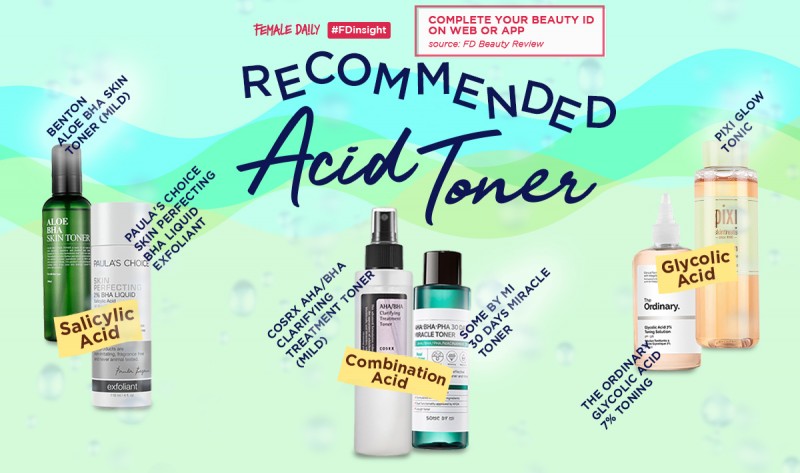 Rekomendasi Acid Toner Terbaik Versi Fd App Female Daily