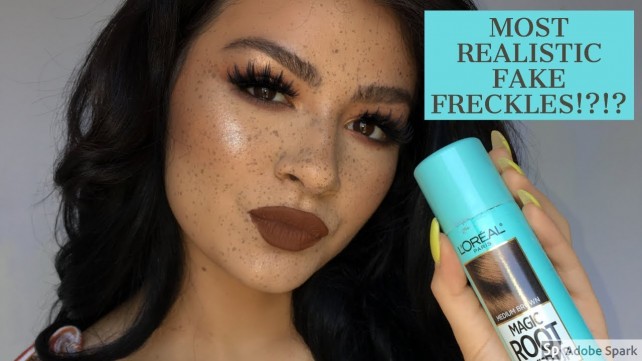 FAKE-FRECKLES-USING-HAIR-ROOT-TOUCH-UP-SPRAY-