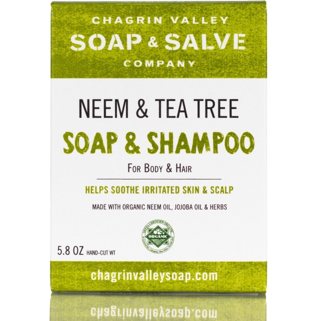 CHAGRIN VALLEY NEEM AND TEA TREE SOAP AND SHAMPOO