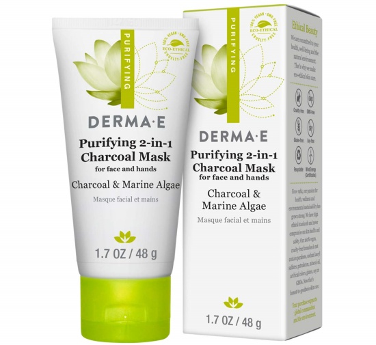DERMA-E PURIFYING 2 IN 1 CHARCOAL MASK