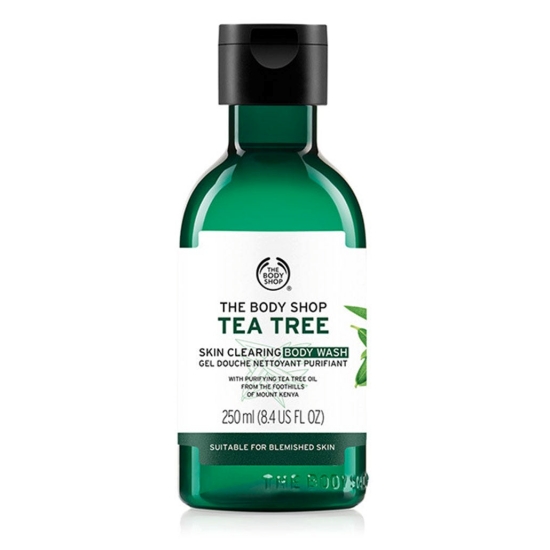 THE BODY SHOP TEA TREE SKIN CLEARING BODY WASH - JERAWAT DI DADA