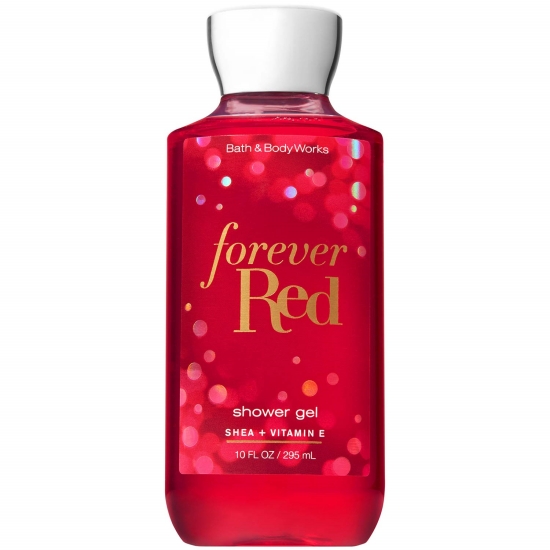 BATH AND BODY WORKS FOREVER RED SHOWER GEL - PRODUK BEAUTY BERNUANSA MERAH-PUTIH