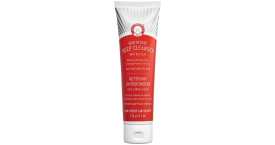 FIRST AID BEAUTY SKIN RESCURE DEEP CLEANSER - PRODUK BEAUTY BERNUANSA MERAH-PUTIH