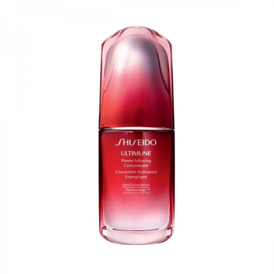 SHISEIDO ULTIMUNE POWER USING CONCENTRATE -PRODUK BEAUTY BERNUANSA MERAH PUTIH