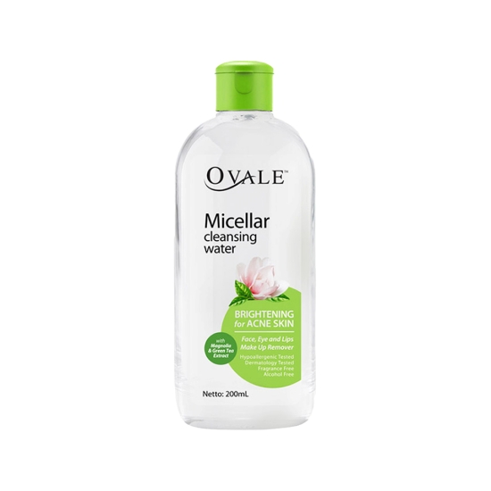 OVALE MICELLAR CLEANSING WATER BRIGHTENING FOR ACNE SKIN - MICELLAR WATER LOKAL