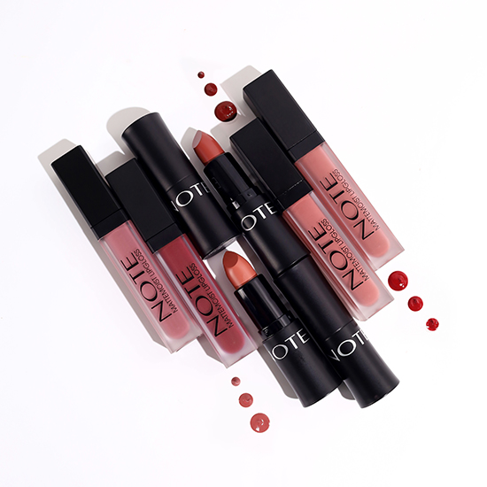 NOTE Cosmetics - Mattemoist Lipstick & Lip Liquid
